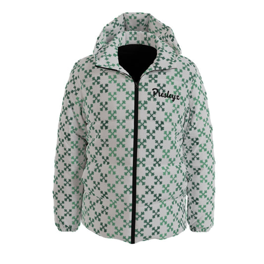 Wind-Resistant Green-Cross Jacket